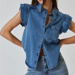 Pilcro Denim top XL